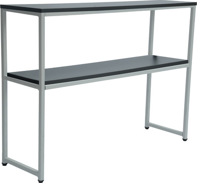 Консольный столик Allerd Rion 30x75 / 2060110700 (белый муар/металл бруклин)