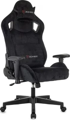 Кресло геймерское Бюрократ Zombie Ghost Fabric (черный Light-20)
