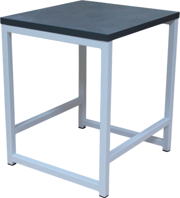 Табурет Allerd Rion 38x35x43 / 3010110700 (белый муар/металл бруклин)