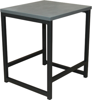 Табурет Allerd Rion 38x35x43 / 3010210700 (черный муар/металл бруклин)