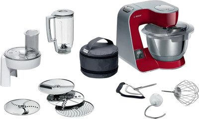 Кухонный комбайн Bosch MUM5X720 (красный/серый)