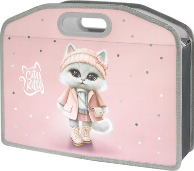 Папка для тетрадей Феникс+ Кошечка в пальто / 69281