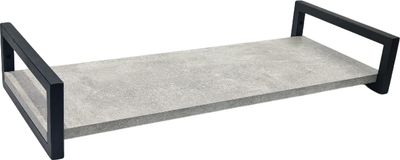 Полка Allerd 1 Rion 30x12 / 4050210500 (черный муар/бетон)