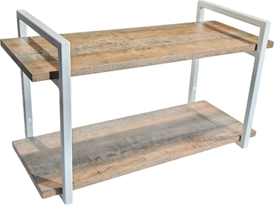 Полка Allerd 2 Rion 30x40 / 4060110300 (белый муар/австралийское дерево)