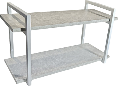 Полка Allerd 2 Rion 30x40 / 4060110500 (белый муар/бетон)