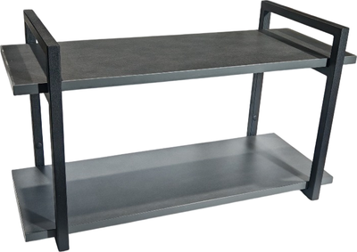 Полка Allerd 2 Rion 30x40 / 4060210700 (черный муар/металл бруклин)