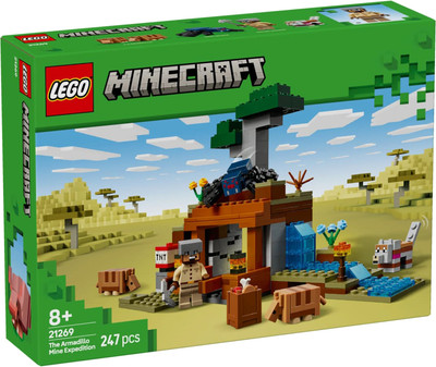Конструктор Lego Minecraft Экспедиция на рудник Броненосец 21269