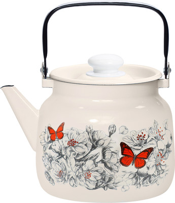 Чайник Лысьвенские эмали Яблоневый цвет 2713П2/4Жм