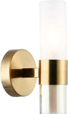 Бра Ambrella LH55116 BS/FR/TI (латунь/белый матовый/янтарь)