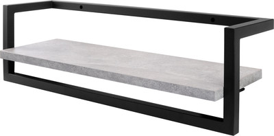 Полка Allerd 60 Rion 60x18 / 4090210500 (черный муар/бетон)