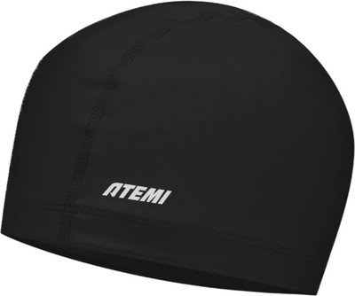 Шапочка для плавания Atemi PU Cap / FPUC1BK (черный)