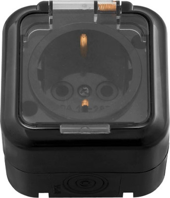 Розетка Bylectrica РА16-297 (черный)