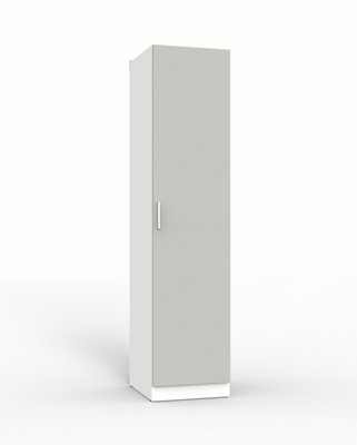 Шкаф-пенал Интермебель 580 / МР-01 (шиншилла серая)