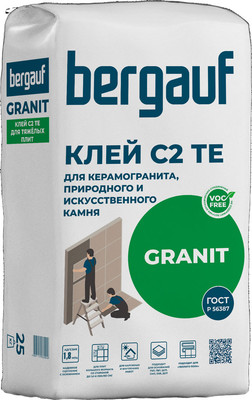 Клей для плитки Bergauf Granit (25кг)