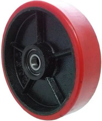 Колесо для тележки складской TOR 200х50мм BF/WB/RHP / 1001014 (полиуретановое)
