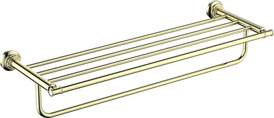 Полка для полотенца Aquatek Классик AQ4515PG (золото)