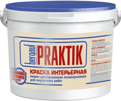 Краска Bergauf Praktik интерьерная U (7кг)