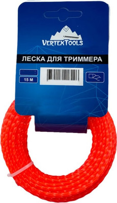 Леска для триммера Vertex Tools 2.7мм / YK-777-2.7-15 (15м)