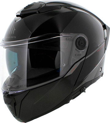 Мотошлем MT Helmets Atom 2 SV Solid (XL, глянцевый черный)