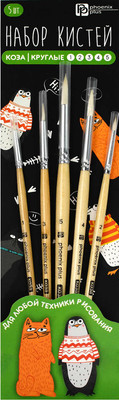 Набор кистей Феникс+ Арт-братва / 66074 (5шт)