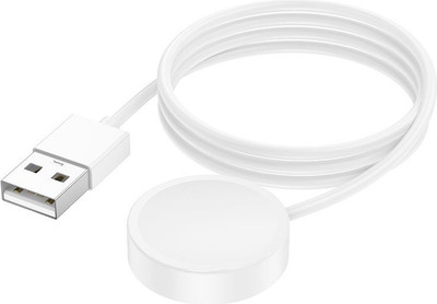 Зарядный кабель Borofone BD10/BD10 Ultra для смарт-часов (белый)