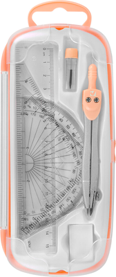 Готовальня Brauberg School Kit / 210704 (персиковый)