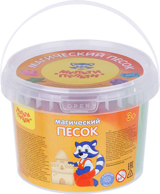 Набор для лепки Мульти-пульти Магический песок / ПС_15800/540 (зеленый)