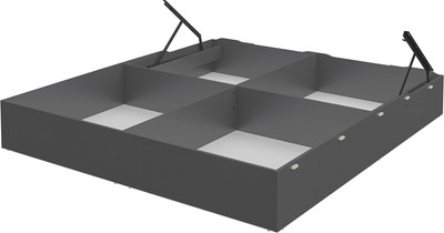 Ящик бельевой для кровати Мебель-Неман ВК-14 МН-038-02-180-С2 (графит)