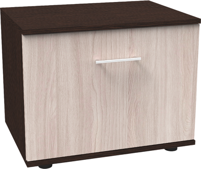 Тумба Интермебель К-003 (дуб венге/шимо светлый)