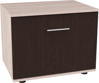 Тумба Интермебель К-003 (шимо светлый/дуб венге)