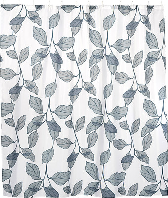 Шторка-занавеска для ванны Рыжий кот Ветки с листьями SC-PE-57 / 109003