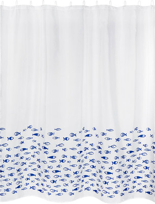 Шторка-занавеска для ванны Рыжий кот Рыбы половина SC-PE-01 / 108995