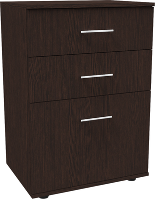 Тумба Интермебель С выдвижными ящиками К-009 (дуб венге)