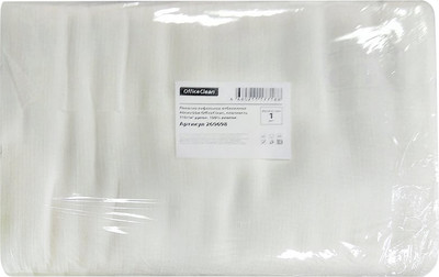 Ткань для уборки OfficeClean Вафельное отбеленное 0.4x50м 110г/м2 / 260698