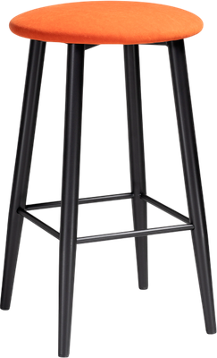 Табурет барный Woodville Гангток (катания флам/черный матовый)