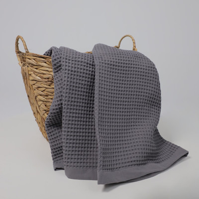 Покрывало AksHome Demure 240x210 / 19-3803 (серый)