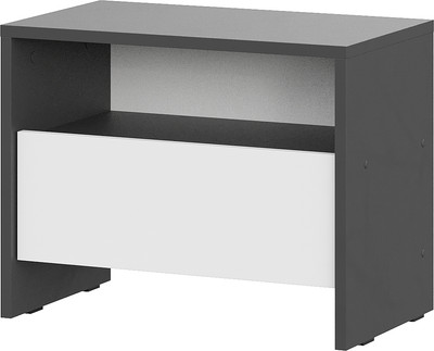 Прикроватная тумба Mio Tesoro Дольче (графит/белый)