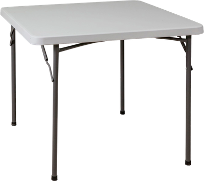 Стол складной AksHome 86x86x74 (белый)