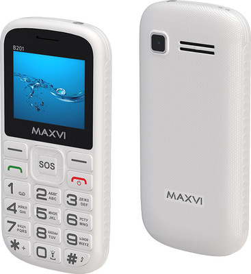 Мобильный телефон Maxvi B201 (белый)