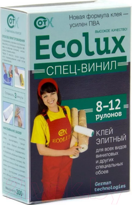 Клей для обоев Ecolux Спец-винил (300г)