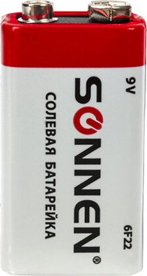 Батарейка Sonnen Крона 6F22 9В