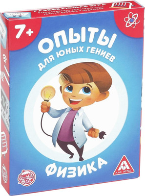 Настольная игра Лас Играс Опыты для юных гениев. Физика / 4064846