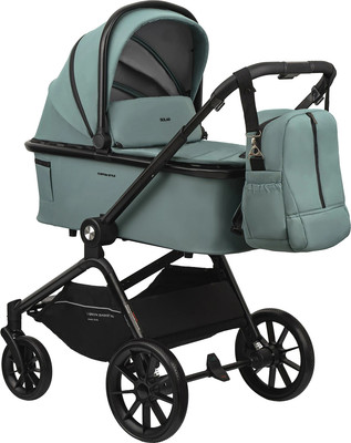 Детская универсальная коляска INDIGO Solar 2 в 1 (зеленый)