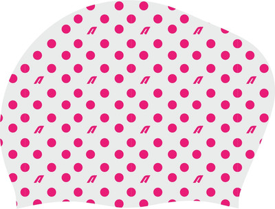 Шапочка для плавания Atemi long hair cap Point White / TLH1PW