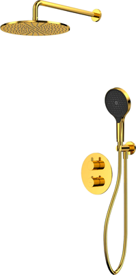 Душевая система со смесителем Whitecross Y YSET08TOPGL (золото)