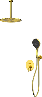 Душевая система со смесителем Whitecross Y YSET12TOPGL (золото)