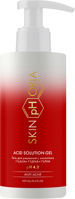 Гель для умывания SkinpHoria Anti-Acne Acid Solution с кислотами (250мл)