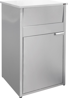 Урна для фудкорта Luxstahl УФ-610/610/1065 / мко1115