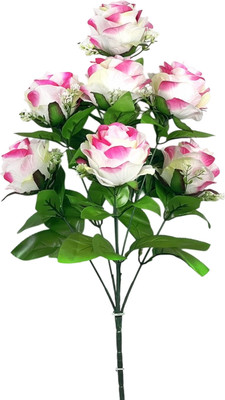 Искусственный букет No Brand Розы / БС027бел-мал