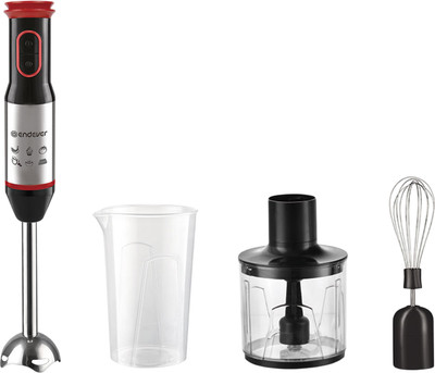 Блендер погружной Endever Sigma-85 (стальной/черный/красный)